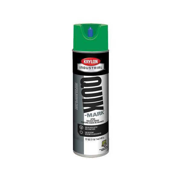 Inverted Marking Paint, 17 oz., Green, Solvent -Based