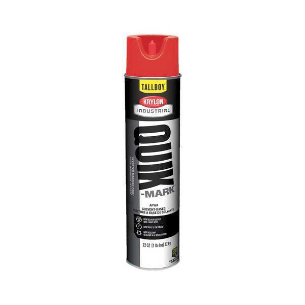 Inverted Marking Paint, 22 oz., Red, Solvent -Based