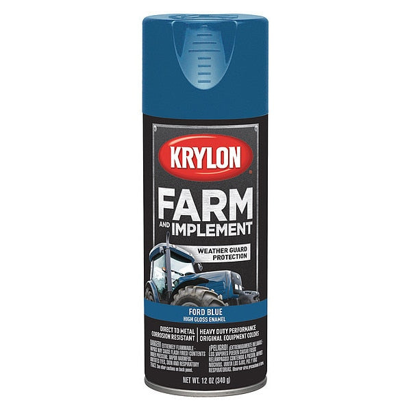 Spray Paint, Ford Blue, High-Gloss, 12 oz