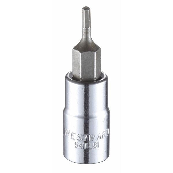5/64 in Tip, Socket Bit, SAE 1/4 in Drive