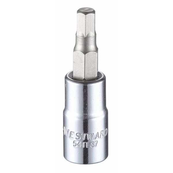 3/16 in Tip, Socket Bit, SAE 1/4 in Drive