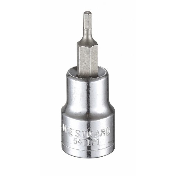 2.5 mm Tip, Socket Bit, Metric 3/8 in Drive
