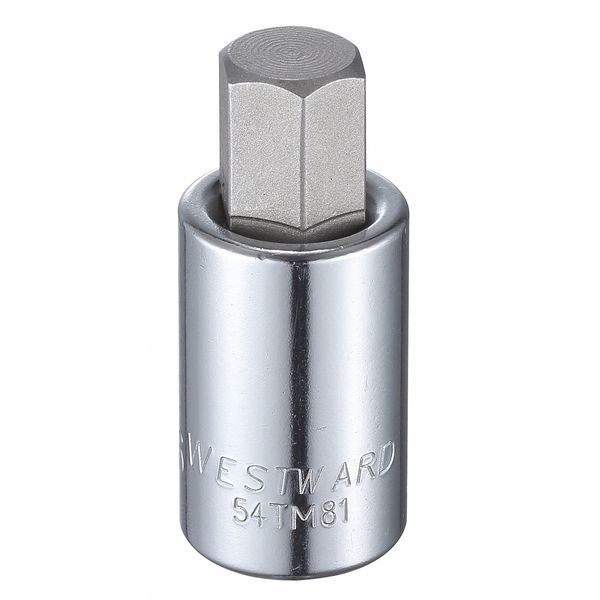 9/16 in Tip, Socket Bit, SAE 1/2 in Drive