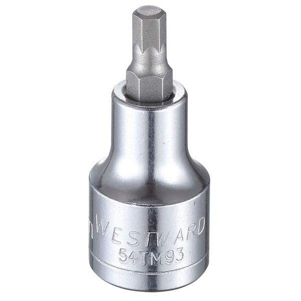 6 mm Tip, Socket Bit, Metric 1/2 in Drive