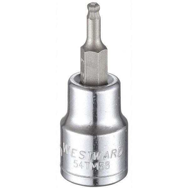 3 mm Tip, Socket Bit, Metric 3/8 in Drive