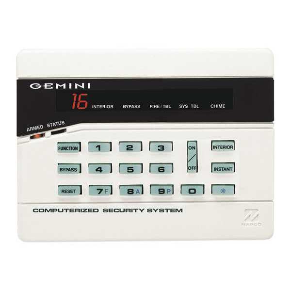 Intrusion System Keypads, 5-7/8