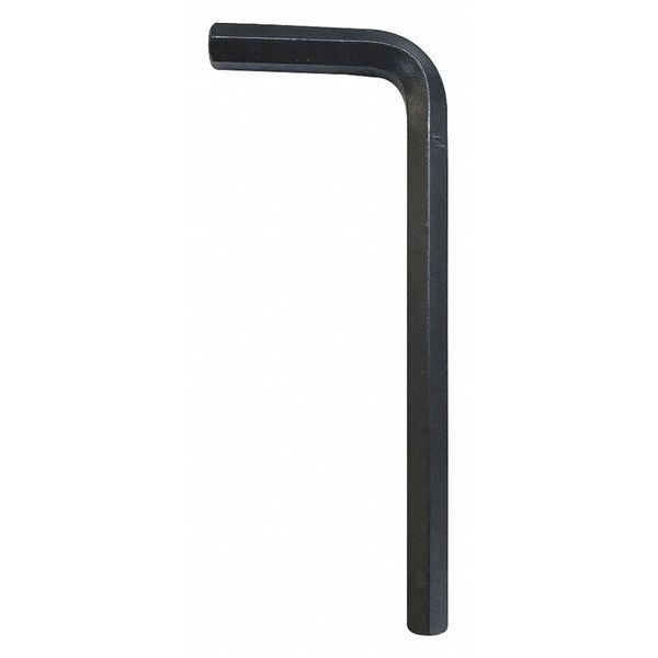 Metric Plain Hex Key, 7 mm Tip Size, 3 5/64 in Long, 7 mm Short