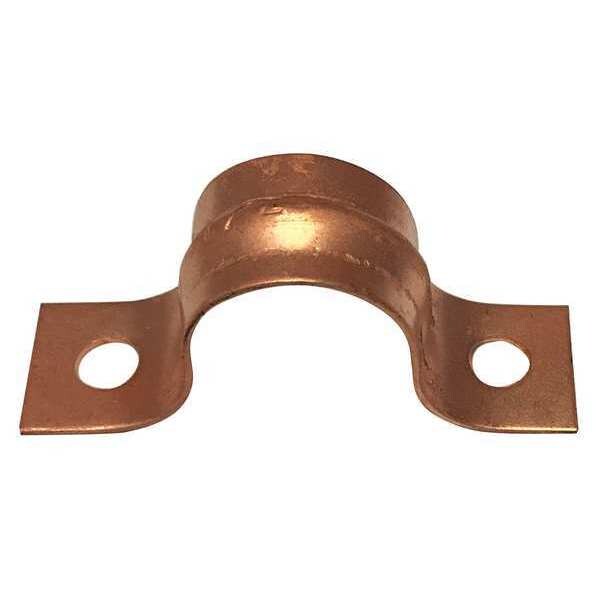 Pipe Strap, Copper, 1/2