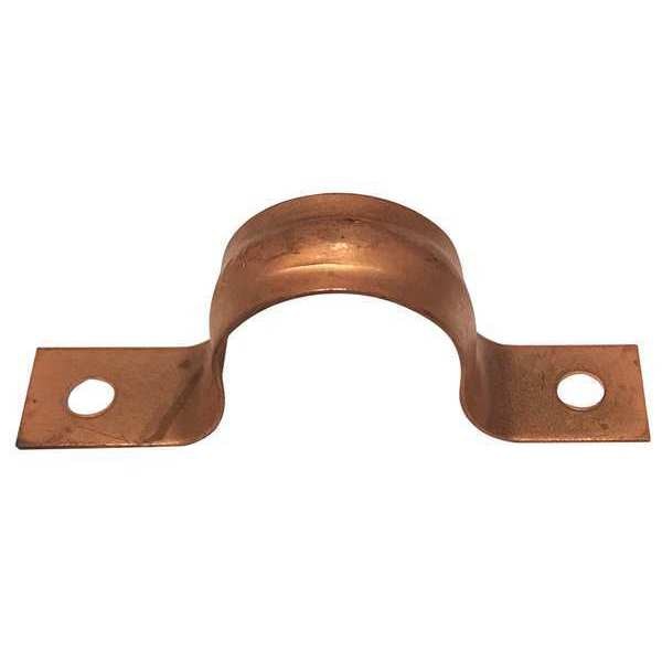 Pipe Strap, Copper, 3/4