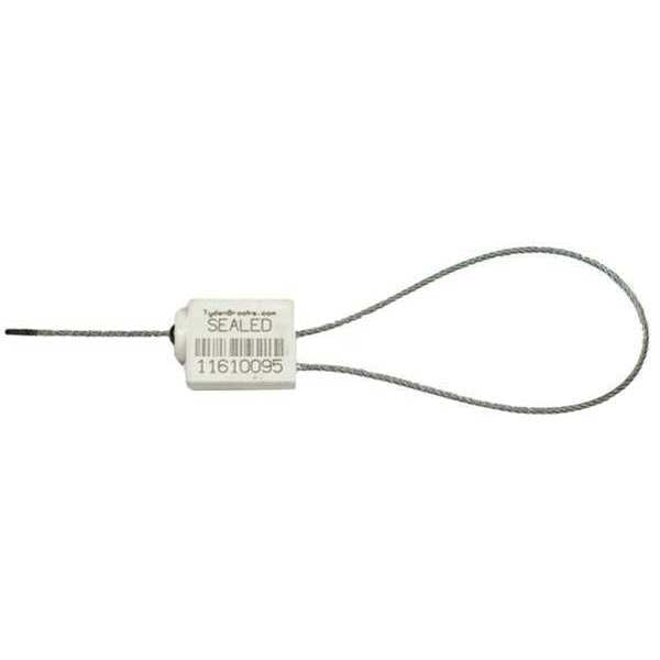 EZ Loc Plus ABS/Zinc Cable Seal, White, 12