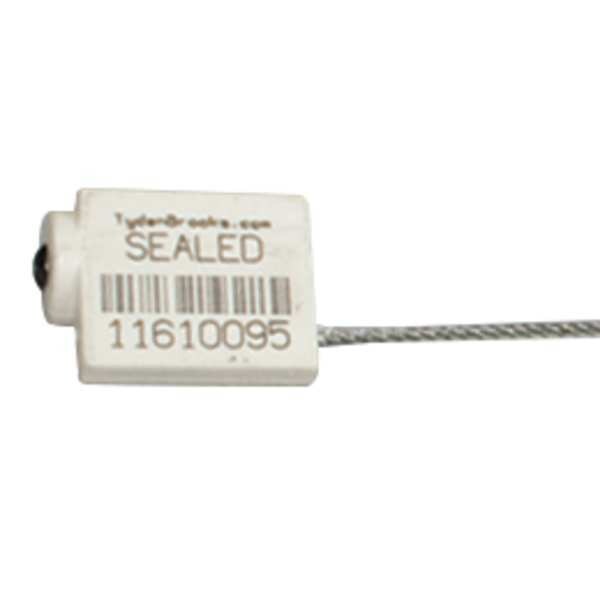 EZ Loc Plus ABS/Zinc Cable Seal, White, 12