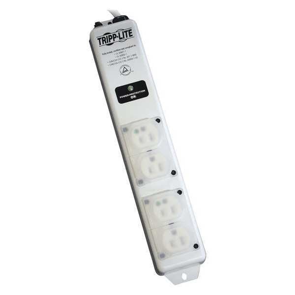 Surge Protector Outlet Strip, 6 ft Cord L