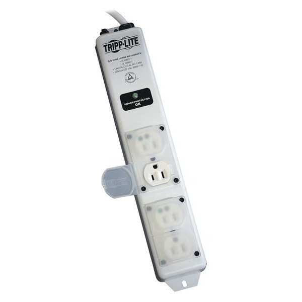 Surge Protector Outlet Strip, 6 ft Cord L