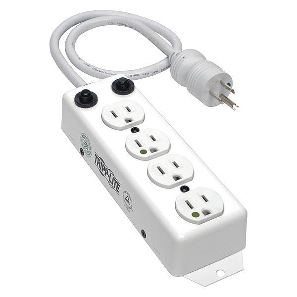 Outlet Strip, 7 ft. Cord L, 2-13/32