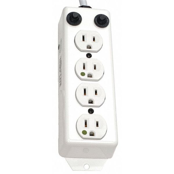 Outlet Strip, 7 ft. Cord L, 2-13/32