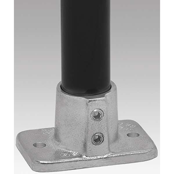 Structural Pipe Fitting, Rectangular Flange, Aluminum, 1 in Pipe Size, 32510 lb Tensile Strength