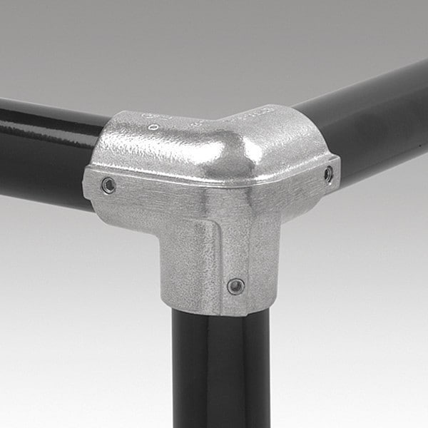 Structural Pipe Fitting, Side Outlet Elbow, Aluminum, 1.25 in Pipe Size, 32510 lb Tensile Strength