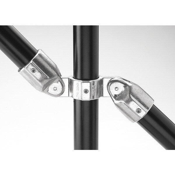 Structural Pipe Fitting, Adjustable Tee-E, Aluminum, 1.5 in Pipe Size, 32510 lb Tensile Strength