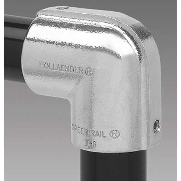 Structural Pipe Fitting, Elbow, Aluminum, 1 in Pipe Size, 32510 lb Tensile Strength