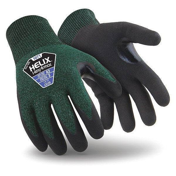 Cut Resistant Coated Gloves, A2 Cut Level, Nitrile, XS, 1 PR