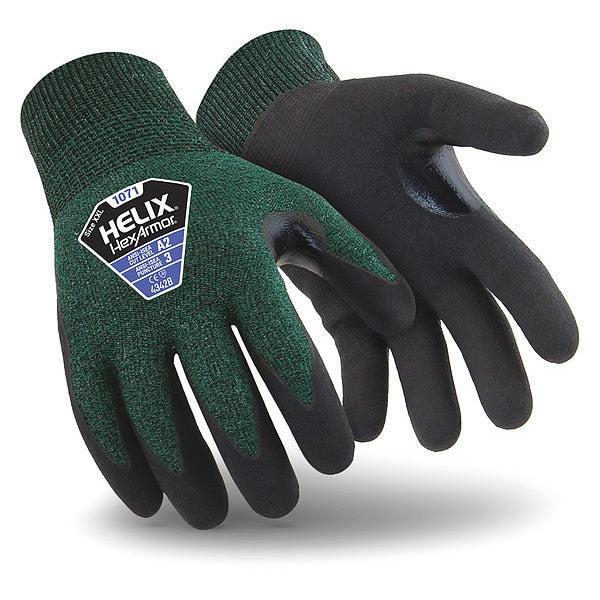 Cut Resistant Coated Gloves, A2 Cut Level, Nitrile, 2XL, 1 PR