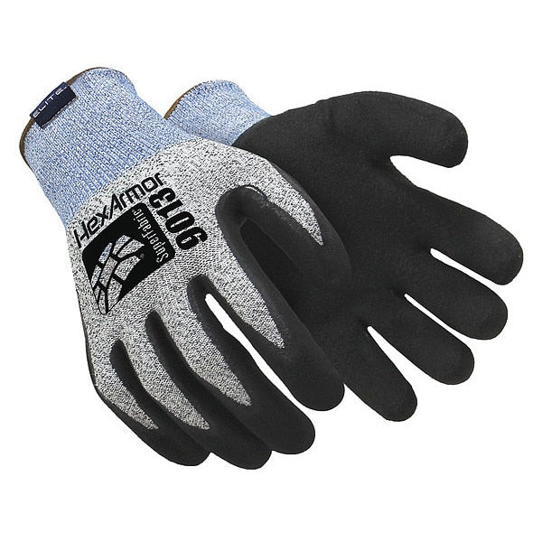 Cut Resistant Coated Gloves, A8 Cut Level, Nitrile, 2XL, 1 PR