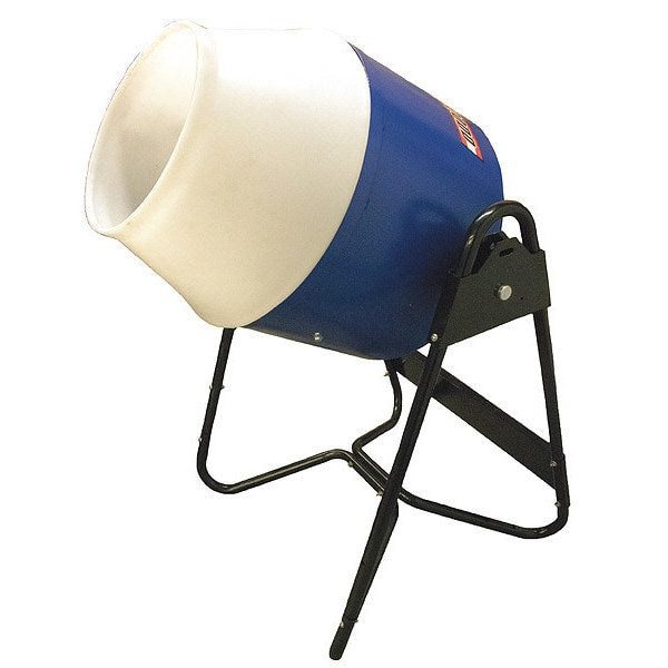 Concrete Mixer, Polyethylene Drum, 185 lb.