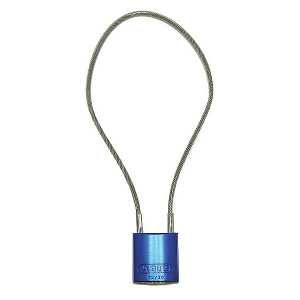 Lockout Padlock, Key Different, Blue Body