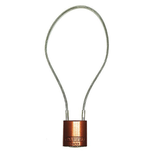 Lockout Padlock, Key Different, Brown Body