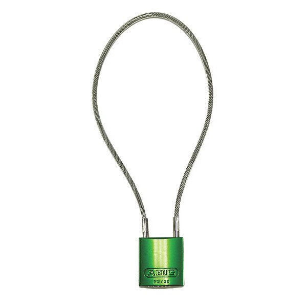 Lockout Padlock, Key Alike, Green Body
