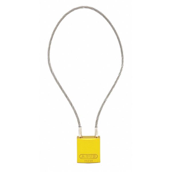 Lockout Padlock, Key Different, Yllw Body