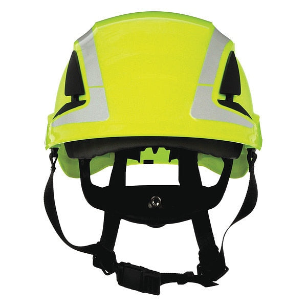 Front Brim Hard Hat, Type 1, Class E, Ratchet (6-Point), Hi-Vis Green