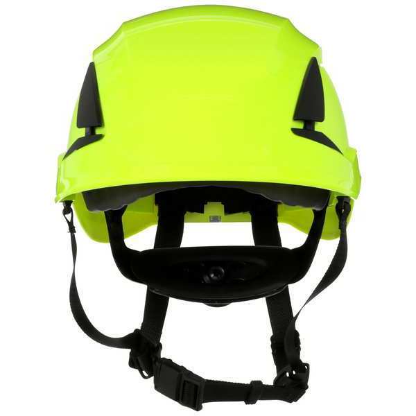 Front Brim Hard Hat, Type 1, Class E, Ratchet (6-Point), Hi-Vis Green