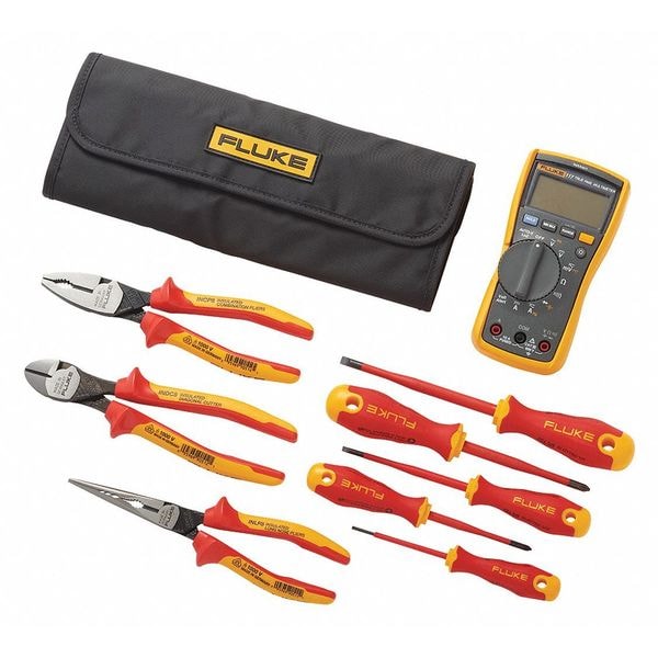 Digital Multimeter Kit, 600 Max. AC Volts, 600 Max. DC Volts, 10 Max. AC Amps, 10 Max. DC Amps