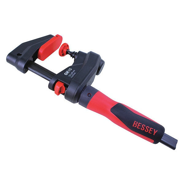 Bar Clamp 2-Component Plastic Handle and 2 3/8 in Throat Depth