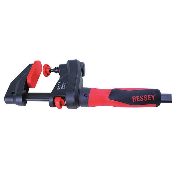 Bar Clamp 2-Component Plastic Handle and 2 3/8 in Throat Depth