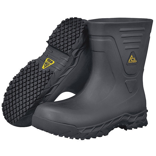 Rubber Boots, Black, 13, Unisex, 10