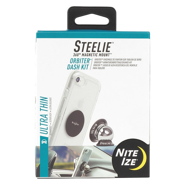 Cell Phone Car Mount Kit, Black/Silver
