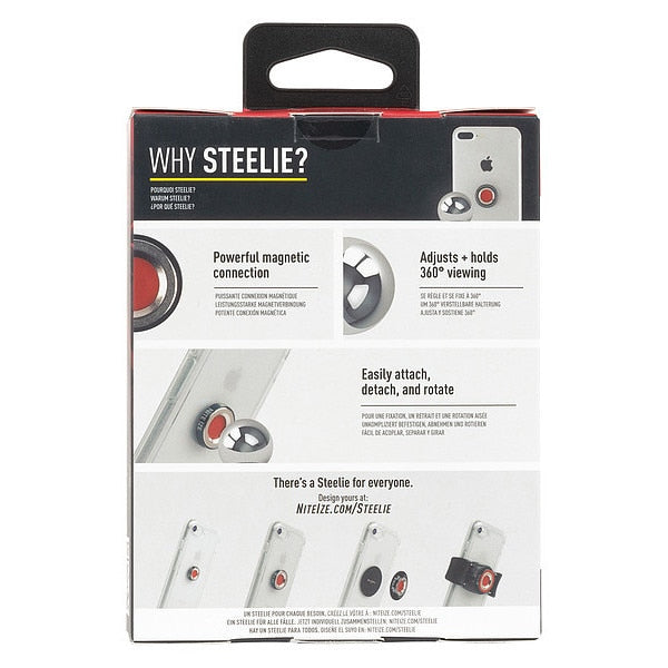 Cell Phone Car Mount Kit, Black/Silver