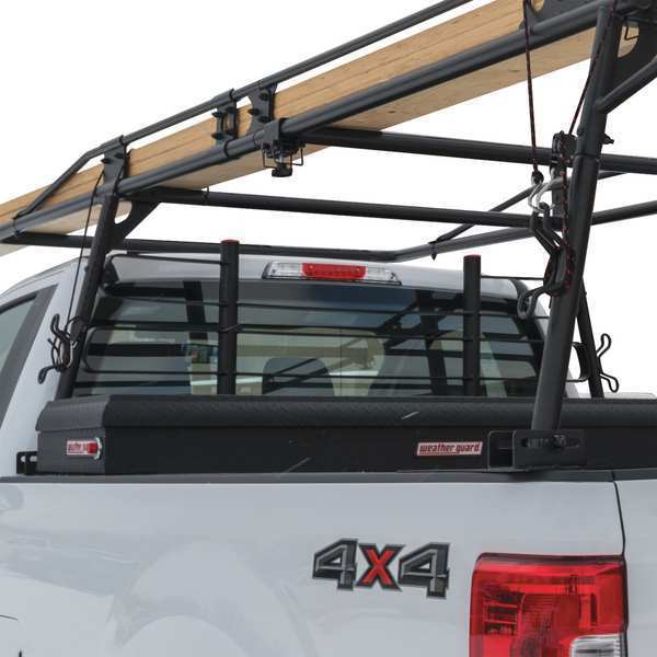 Truck Rack Cab Protector, Steel, Black