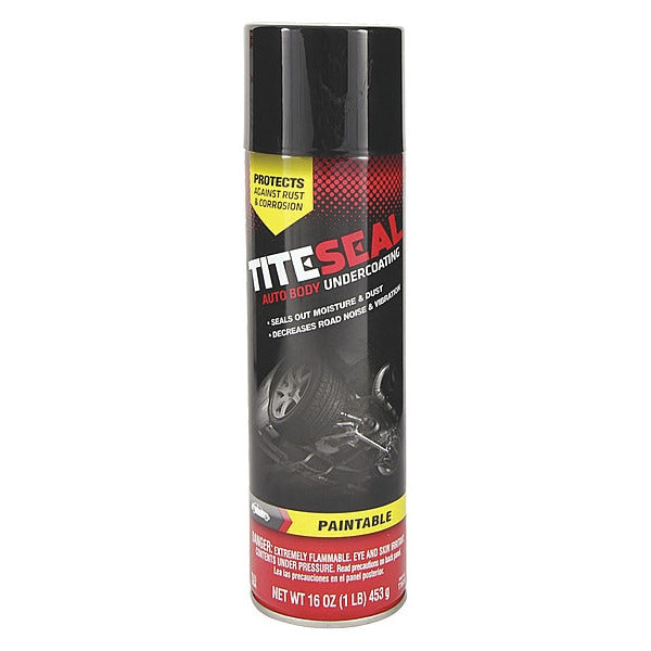 Auto Body Undercoating, Black, 16 oz.