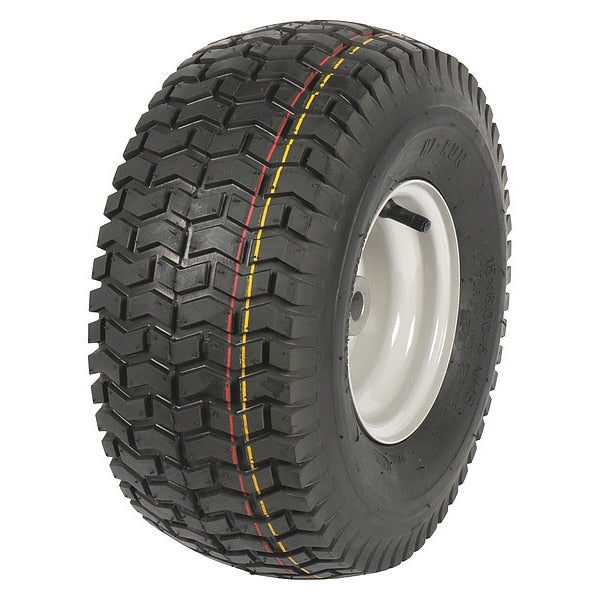 Lawn/Garden Wheel, Size 15X6.00-6, 2 Ply