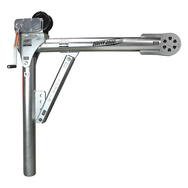Davit Crane, 27.5 in to 48 in Reach, 0 in to 540 in Lift Range
