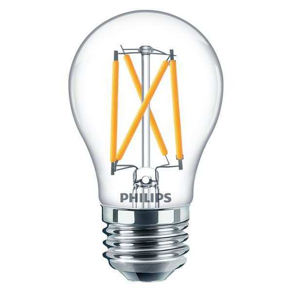 LED Lamp, A15 Bulb Shape, 5.5W, Dimmable