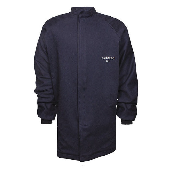Flame-Resistant Jacket, Navy, XL