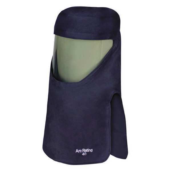 Arc Flash Hood, Navy, Universal, HRC 4