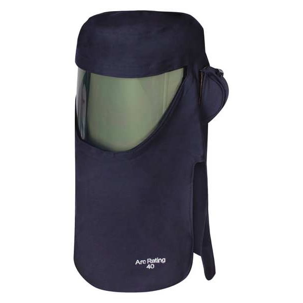 Arc Flash Hood, Navy, Universal, HRC 4