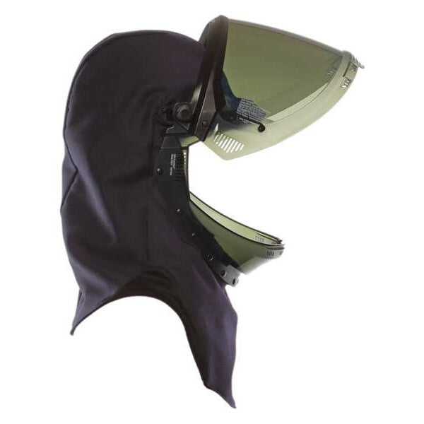 Arc Flash Hood, Navy, Universal, HRC 4