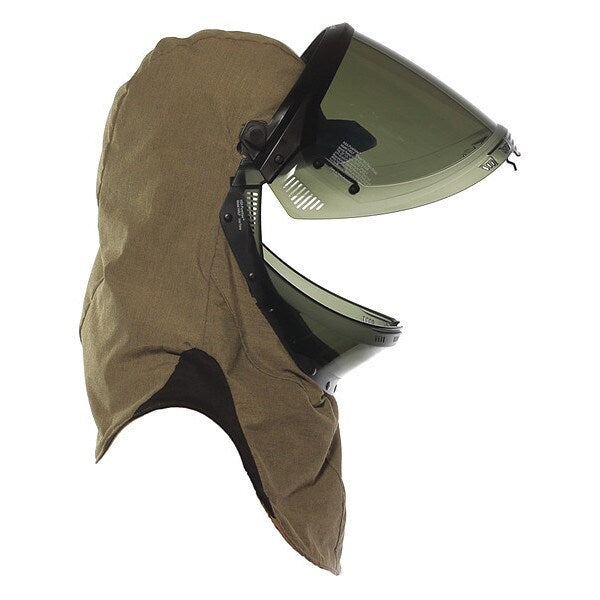 Arc Flash Hood, Green, Universal, HRC 4