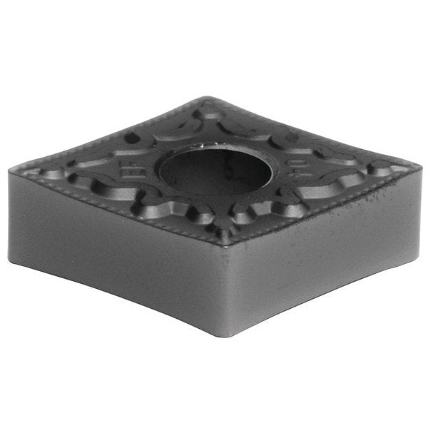 Diamond Turning Insert, Diamond, 3/8 in, CNMG, 80  Degrees, 1/64 in, Carbide